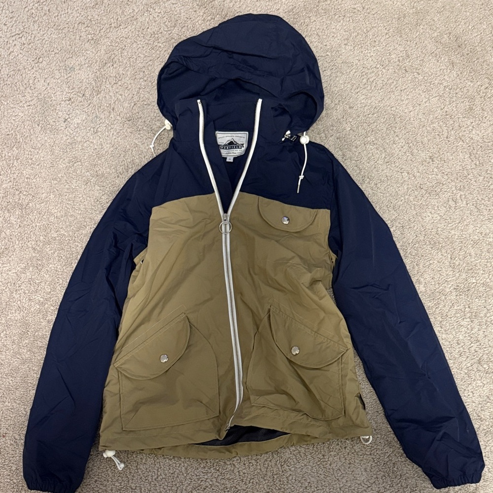 Penfield Navy and Tan Ski Jacket